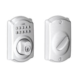 Schlage Fire Rated BE365-Camelot Electronic Keypad Single Cylinder Deadbolt