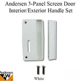 Andersen - PSI Gliding Door - 3 Panel Patio Screen Door Interior & Exterior Handle Set - White