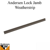 Lock Jamb Weatherstrip for Andersen Primed 2-Panel Gliding Door