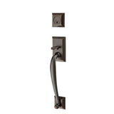 Emtek 4313 Richmond Single Cylinder Entrance Handleset - Brass Tubular