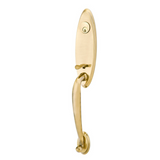 Emtek 4421 Marietta Double Cylinder Entrance Handleset - Brass Tubular