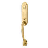 Emtek EMP4313 Richmond Single Cylinder Entrance Handleset - Brass Tubular - EMPowered Upgrade