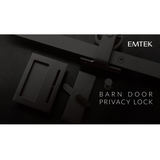 Emtek Modern Rectangular Barn Door Privacy Locks