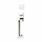 Emtek 4209 Hercules Knurled Full Length Dummy Set Entrance Handleset - Brass Tubular