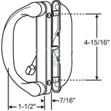 Interlock Sliding Door Handle- Black, 13-473B