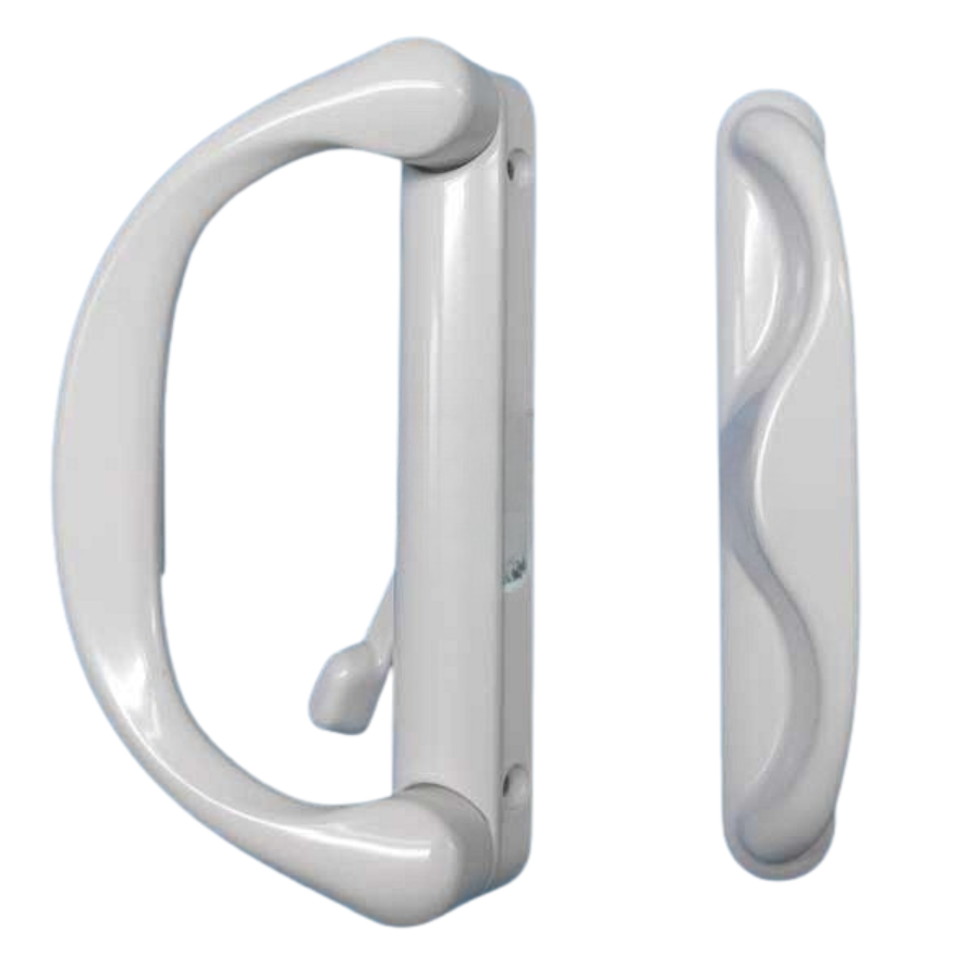 Handle Interlock Interlock Sliding Patio Door Handle - White, 13-473W