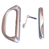 Interlock Patio Door Handle - Silver, 13-555sv