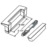 Interlock Crest Patio Door Handle Set, 13-712W
