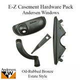 Andersen Window Hardware Pack, EZ Casement, Estate Style - Oil Rubbed Bronze