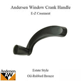 Andersen Window E-Z Casement Crank Handle - Estate Style - Oil Rubbed Bronze