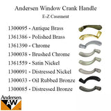 Andersen Window E-Z Casement Crank Handle - Estate Style - Oil Rubbed Bronze