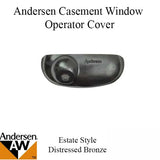 Andersen Perma-Shield Improved/E-Z Casement Windows - Operator Cover - Estate - Distressed Bronze