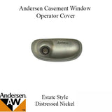 Andersen Perma-Shield Improved/E-Z Casement Windows - Operator Cover - Estate - Distressed Nickel