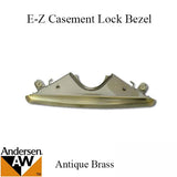 Andersen E-Z Casement Lock Bezel - Antique Brass