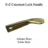 Andersen Perma-Shield Lock Handle, Estate Style - Antique Brass