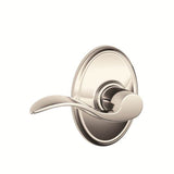 Schlage Residential F170 - Accent Lever Half Dummy - Wakefield Rose