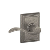 Schlage Residential F170 - Accent Lever Half Dummy - Wakefield Rose