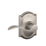 Schlage Residential F170 - Accent Lever Half Dummy - Camelot Rose