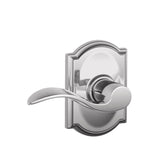 Schlage Residential F170 - Accent Lever Half Dummy - Camelot Rose