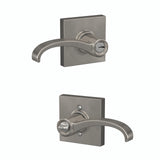 Schlage Residential F51A - Entry Lock - Whitney Lever, C Keyway with 16211 Latch and 10063 Strike - Collins Rose