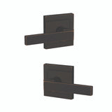 Schlage Residential FC21 - Northbrook Lever Passage and Privacy Latch - Grade 2 Cylindrical Non-Keyed Lock - Upland Rose