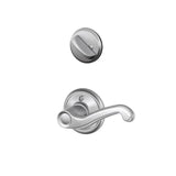 Schlage Residential F59 - Flair Lever Single Cylinder Interior Pack - Exterior Handleset Sold Separately - Kinsler Rose