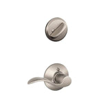 Schlage Residential F59 - Accent Lever Single Cylinder Interior Pack - Exterior Handleset Sold Separately