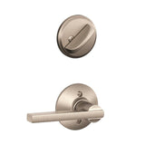 Schlage Residential FC59 - Custom Latitude Lever Single Cylinder Sectional Interior Pack - Kinsler Rose