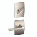 Schlage Residential FC59 - Custom Latitude Lever Single Cylinder Sectional Interior Pack - Century Rose
