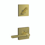 Schlage Residential FC59 - Custom Latitude Lever Single Cylinder Sectional Interior Pack - Collins Rose