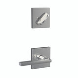 Schlage Residential FC59 - Custom Latitude Lever Single Cylinder Sectional Interior Pack - Collins Rose