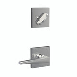 Schlage Residential FC59 - Custom Eller Lever Single Cylinder Sectional Interior Pack - Collins RoseSelected Rose Design is Collins Rose