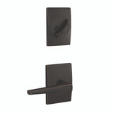 Schlage Residential FC59 - Custom Eller Lever Single Cylinder Sectional Interior Pack - Century Rose