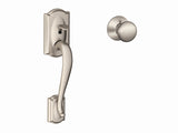 Schlage Residential FE285 - Camelot Lower Half Handleset for Schlage Deadbolts with Plymouth Knob