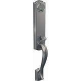 Schlage Residential FCT58 - Custom 3/4 Trim Camelot Exterior Active Handleset Only with C Keyway