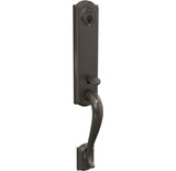 Schlage Residential FCT58 - Custom 3/4 Trim Camelot Exterior Active Handleset Only with C Keyway