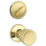 Schlage Residential JH59 - Single Cylinder Keyed Entry Interior Only Pack with Byron Knob