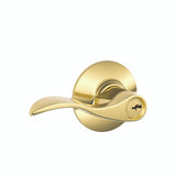 Schlage Residential F80 - Storeroom Lock - Accent Lever, Keyway with 16211 Latch and 10063 Strike