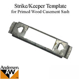 Discontinued Strike/Keeper Template for Primed Wood Casement Sash