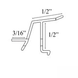 Andersen, Perma-Shield Awning / Casement Glazing Bead, for 3/8" glass, CR1, 13-17/32" Length, White