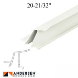 Andersen, Perma-Shield Awning / Casement Glazing Bead, 3/8", C1, 20-21/32" Length - White