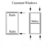 Andersen Casement and Picture Window Vinyl Bead for 1" Insulated Glass 13-17/32" - White