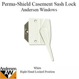 Andersen Casement Window Sash Lock, Perma-Shield 1979-95, RH - White