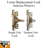 Lower Replacement Lock for Andersen Casement Windows Left Hand Lower Window Lock