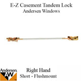 Andersen Window Tandem Lock Short Tandem Lock Flushmount For E-Z Casement Right Handed