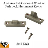 Andersen Casement Window Sash Lock Keeper With Screws E-Z Casement Sash Lock