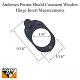 Andersen Perma-Shield Improved/E-Z Casement Windows - Hinge Insert