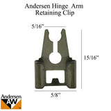 Andersen Window Clip For PermaShield Improved E-Z Casement Window Hinge Arm Retaining Clip