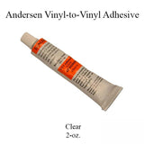 Andersen Vinyl to Vinyl VTV Adhesive Glue 2 oz Clear