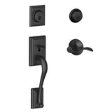 Schlage Residential F62 Addsion with Accent Lever Double Cylinder Handleset - Entrance Lock Interior & Exterior